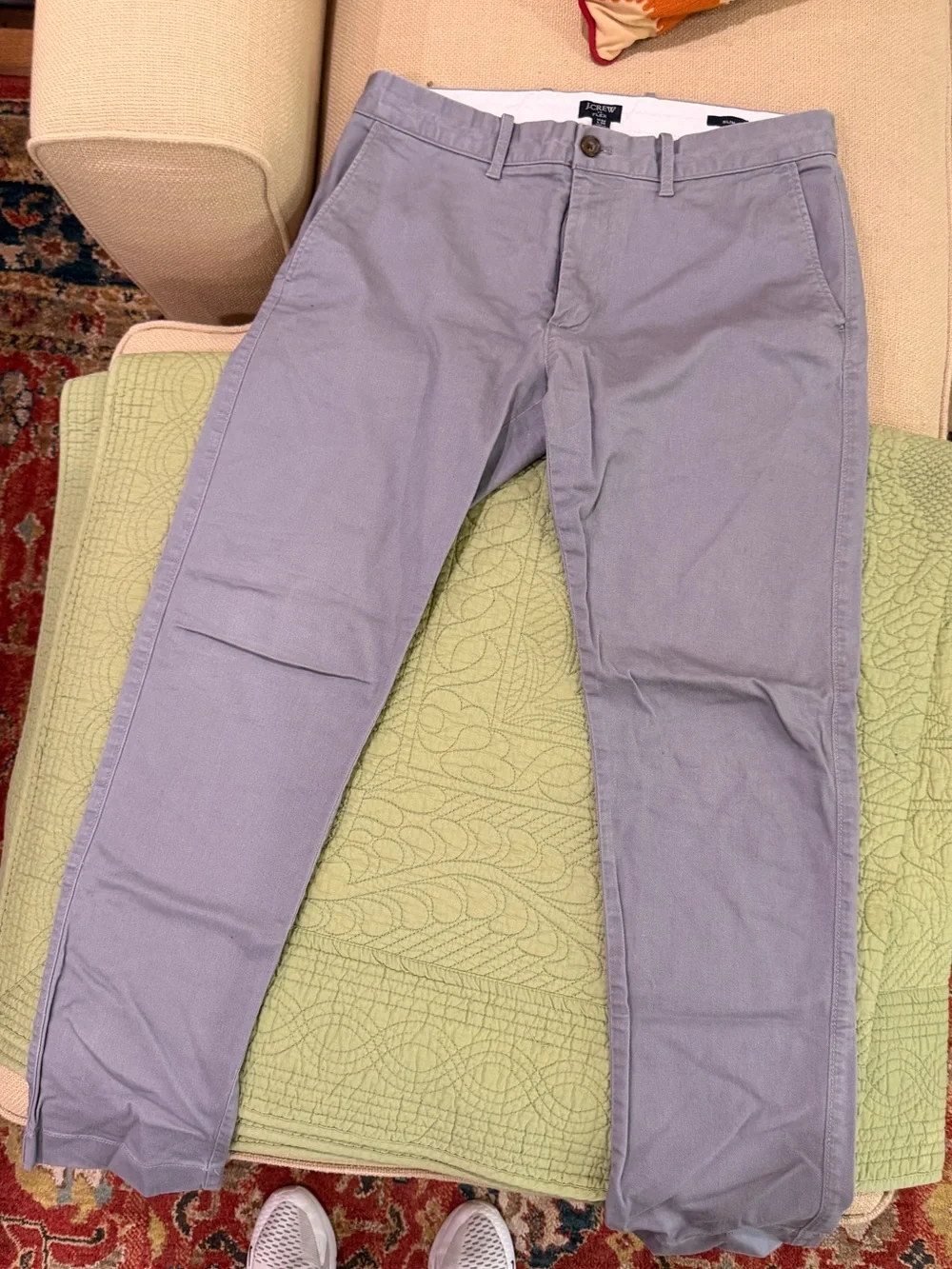 J. Crew Men's Light Lavender Chinos